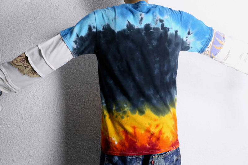 "Re:make" design band long Tee