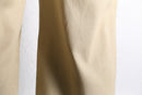 yellow beige linen wide easy pants