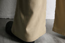 yellow beige linen wide easy pants