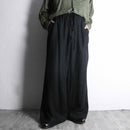 linen × rayon wide easy pants