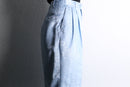 jacquard pattern wide trousers