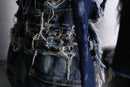 "Re:make" clash damage flare denim pants