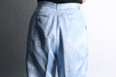 jacquard pattern wide trousers