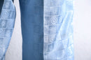 jacquard pattern wide trousers
