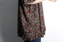 70's circle & dot pattern H/S poly shirt