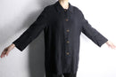 black linen half sleeve long shirt