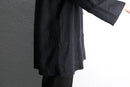 black linen half sleeve long shirt