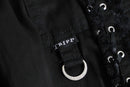 1990s TRIPP NYC frill×lace up bondage pants