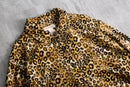 1990-00s leopard loose velour shirt