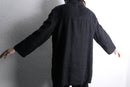 black linen half sleeve long shirt