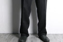 "Lauren Ralph Lauren" black linen tapered trousers