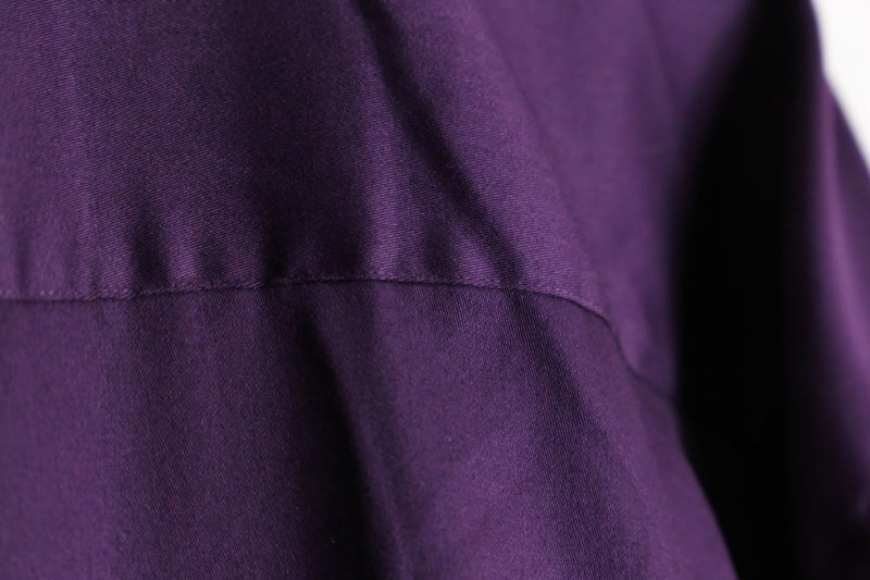 "GEOFFREY BEENE" dark violet frill shirt