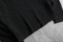 2000s wool acryl rib knit pull