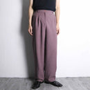 pale purple color 2tuck trousers