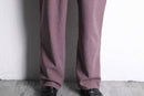 pale purple color 2tuck trousers
