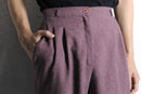 pale purple color 2tuck trousers