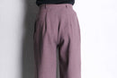 pale purple color 2tuck trousers