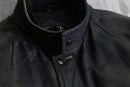 1980s SAXONY one-side faded leather jacket