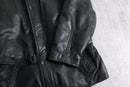 1980s SAXONY one-side faded leather jacket