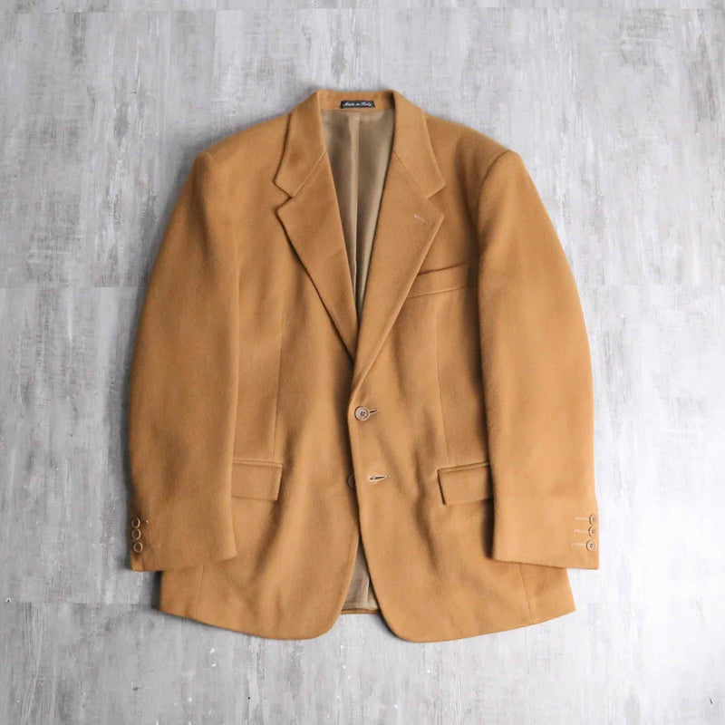 made in italy LANAwool beige tailored  jacket