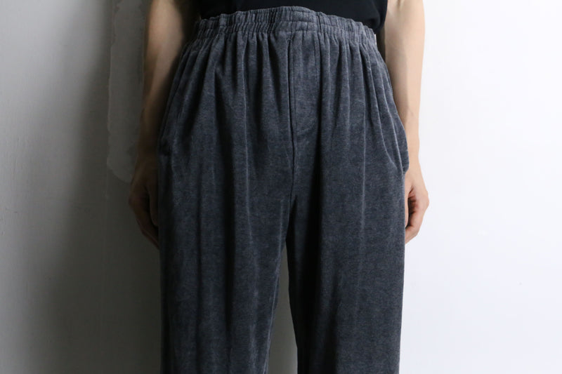 dark gray wide straight track pants