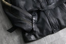 1980s SAXONY one-side faded leather jacket