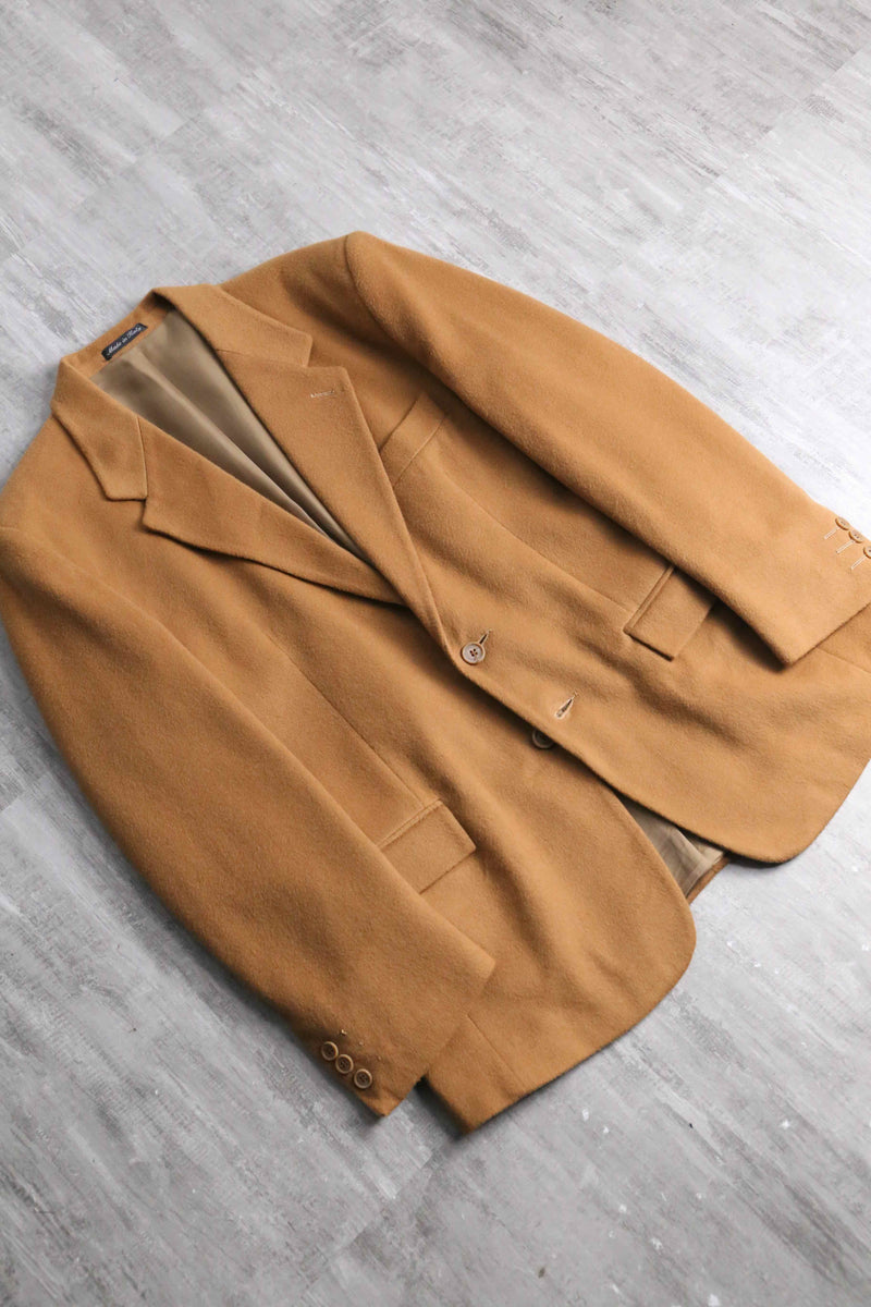 made in italy LANAwool beige tailored  jacket