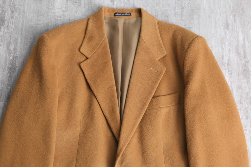 made in italy LANAwool beige tailored  jacket
