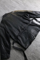 1980s SAXONY one-side faded leather jacket