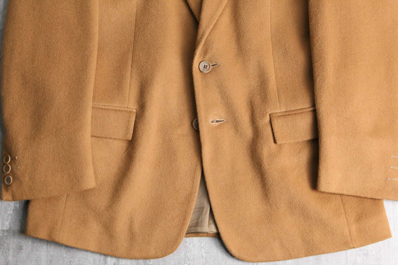 made in italy LANAwool beige tailored  jacket