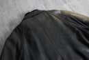 1980s SAXONY one-side faded leather jacket