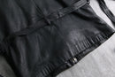 1980s SAXONY one-side faded leather jacket