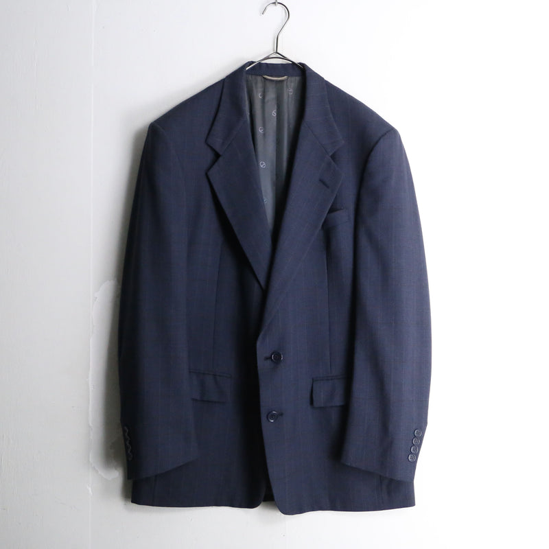 “Christian Dior” navy wool single tailored jacket