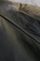 1980s SAXONY one-side faded leather jacket