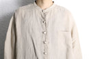 “Neiman Marcus” loose silhouette linen shirt