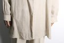 “Neiman Marcus” loose silhouette linen shirt