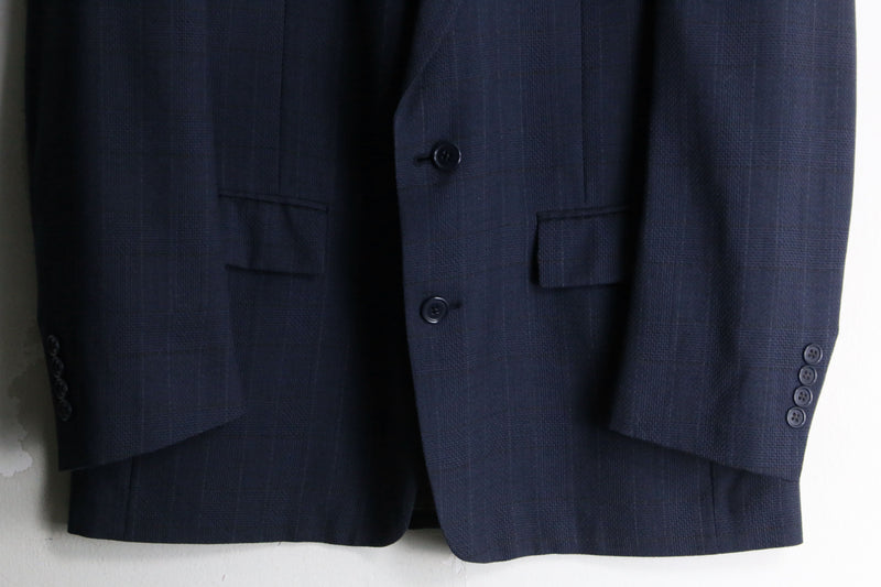 “Christian Dior” navy wool single tailored jacket