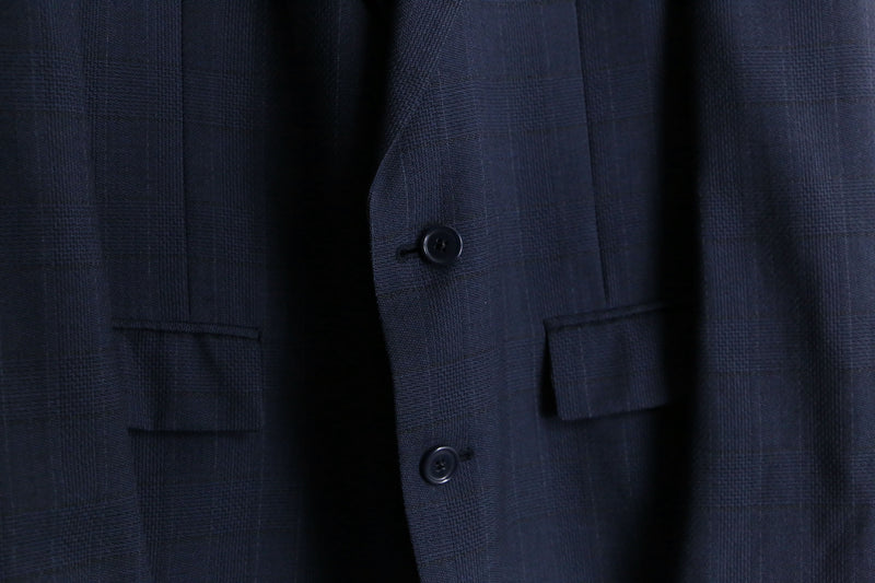 “Christian Dior” navy wool single tailored jacket