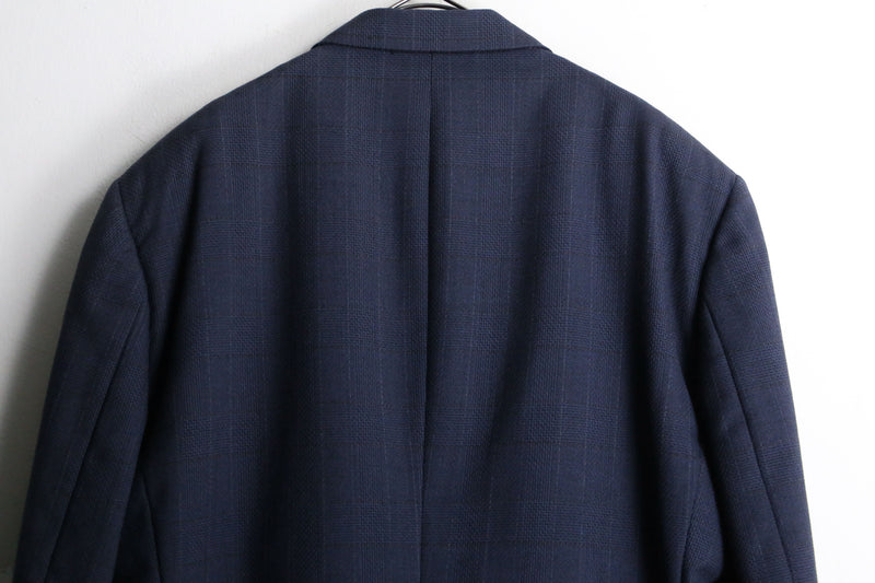 “Christian Dior” navy wool single tailored jacket