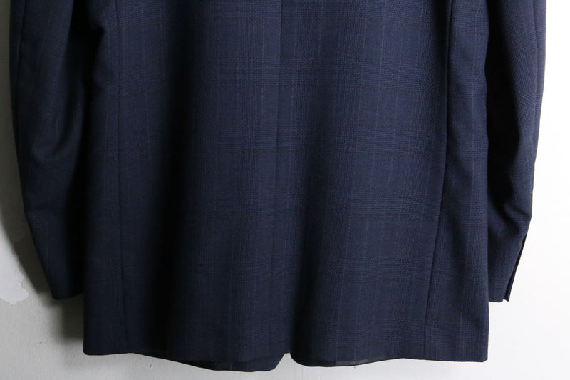 “Christian Dior” navy wool single tailored jacket