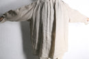 “Neiman Marcus” loose silhouette linen shirt
