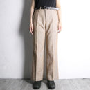 70’s straight linen nep trousers