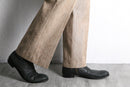 70’s straight linen nep trousers