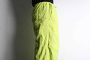 lime green nylon cargo pants