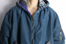 ''Re:make''knit docking military jacket