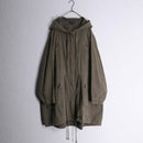 2000s cotton linen mods parka