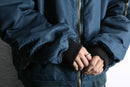 ''Re:make''knit docking military jacket