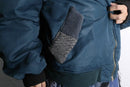 ''Re:make''knit docking military jacket