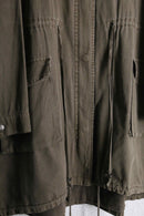 2000s cotton linen mods parka