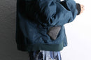 ''Re:make''knit docking military jacket